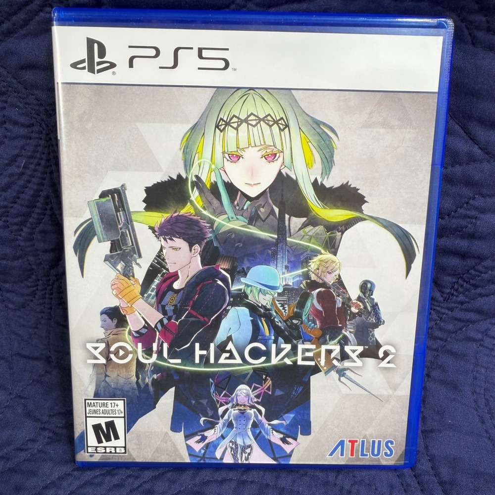Soul Hackers 2 Sony PlayStation 5 PS5 Atlus Sega RPG Video Game 2022 No Cards